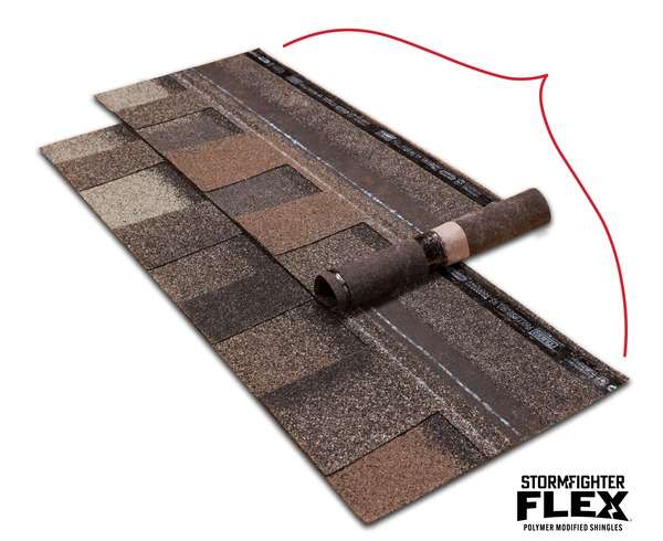 tam商会 TAMKO StormFighter FLEX® - Polymer Modified Impact Rated Shingles