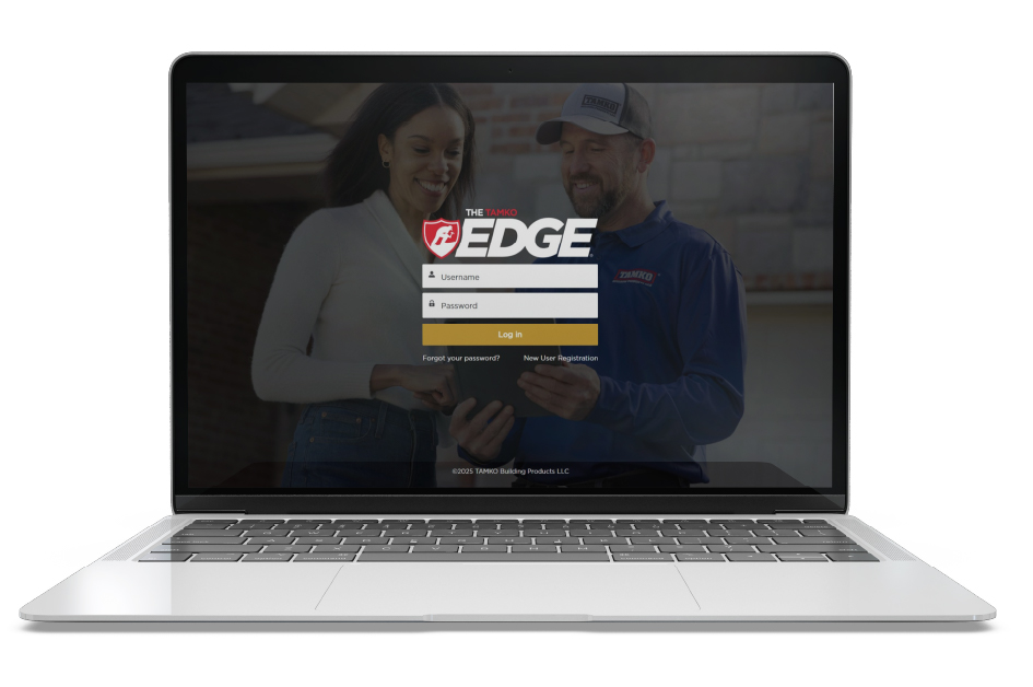 Screenshot of portal login