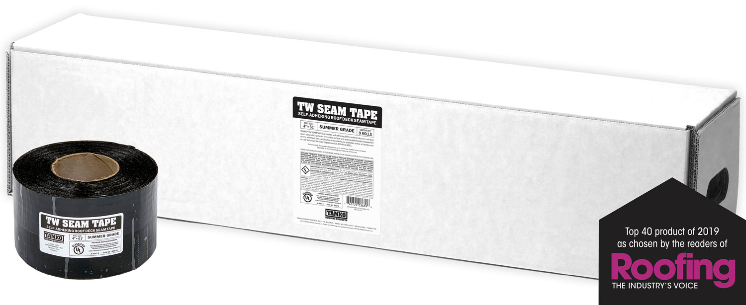 TW Seam Tape - Top 40 product of 2019 - Roofing the Industrys Voice