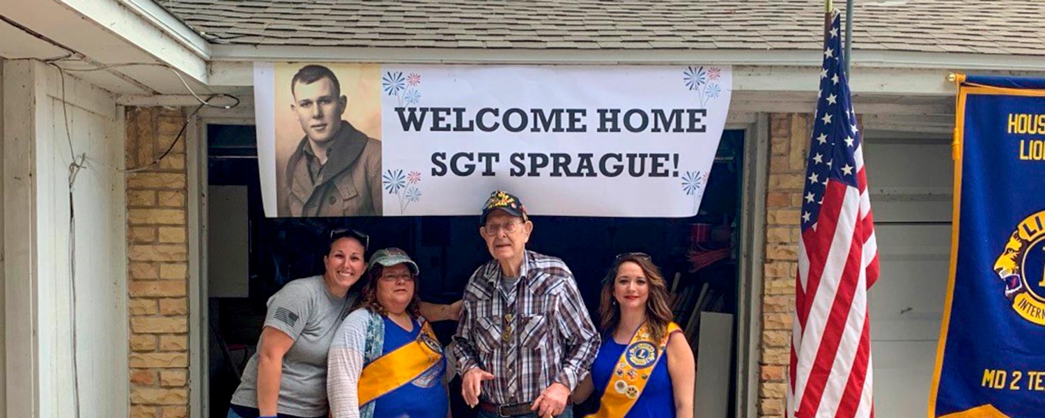 Welcome Home Sgt Sprague