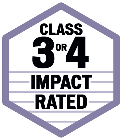 Hex Icon - Class 3 or 4 Impact Rated