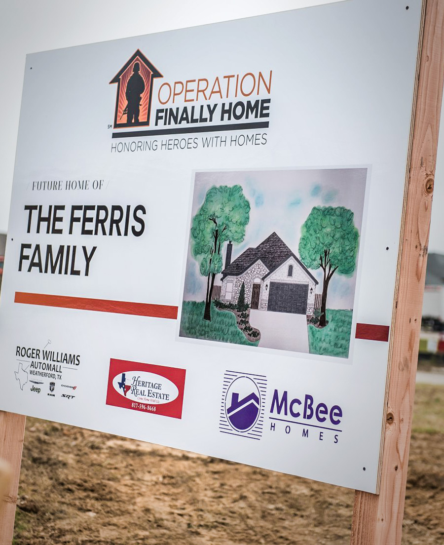 Operation Finally Home - Future Home of the Ferris Family