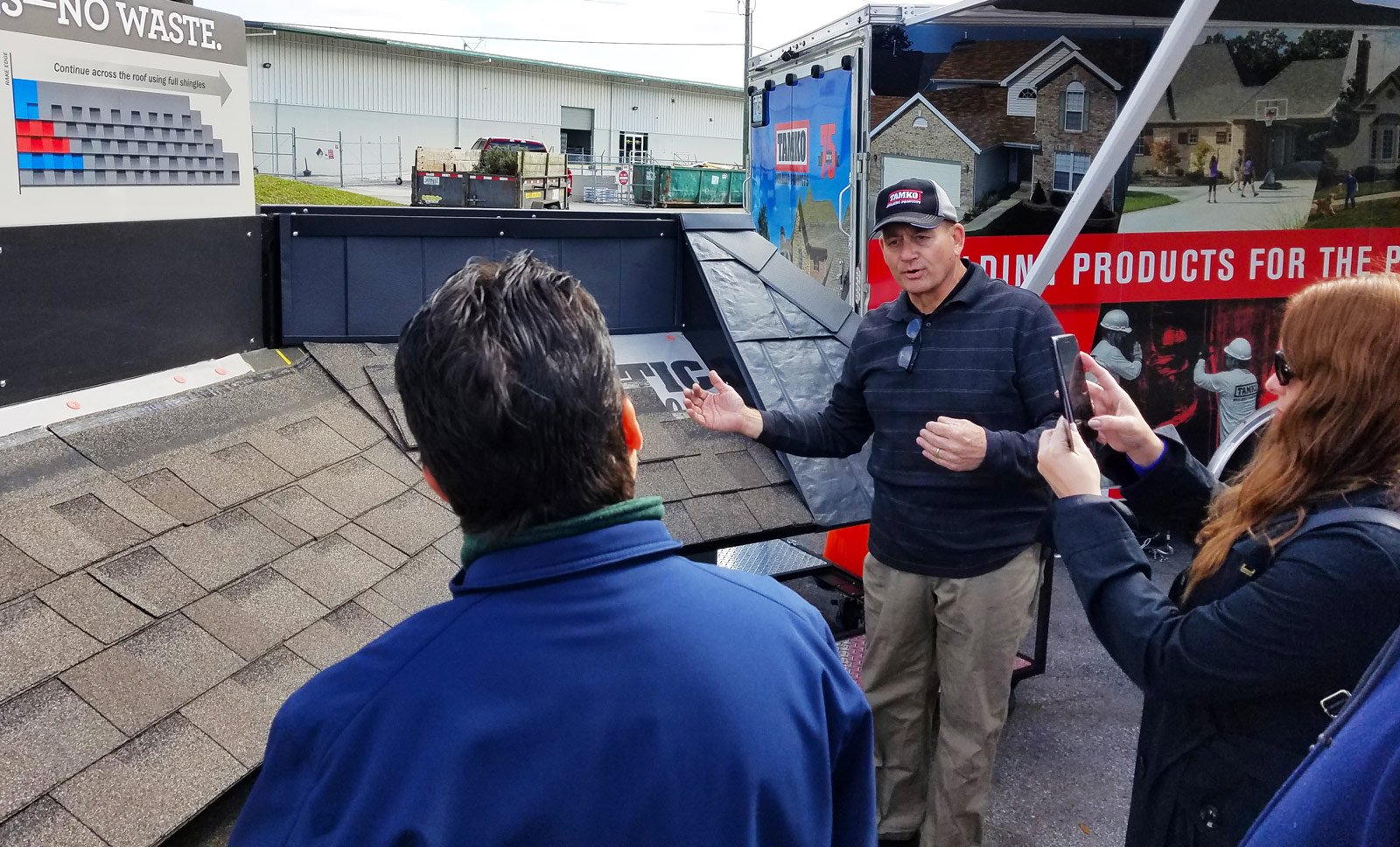 Rick the Roofer in action - 2019 Florida contractor event