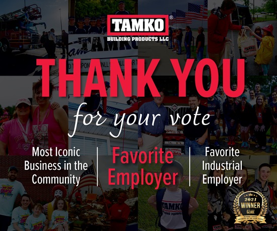 TAMKO Favorites of the Four States Honors