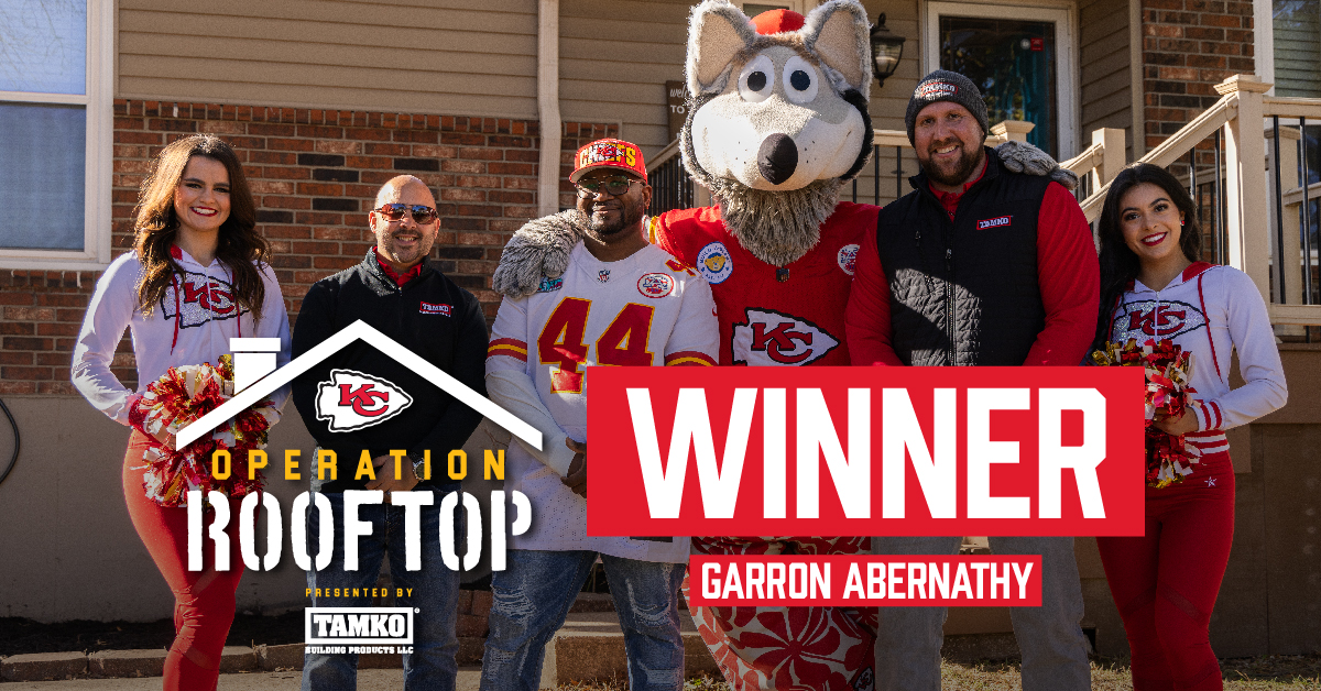 TAMKO Op Rooftop Winner - Garron Abernathy