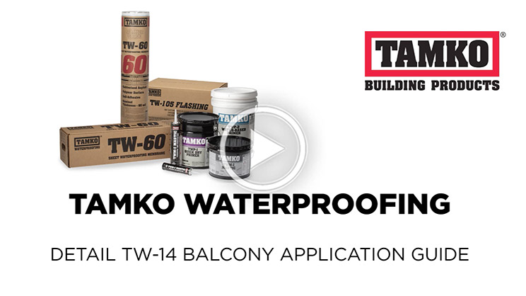 tamko waterproofing balcony breezeway tw 60 sheet waterproofing membrane