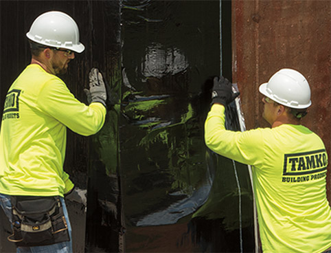 tamko waterproofing below grade tw 60 sheet waterproofing membrane